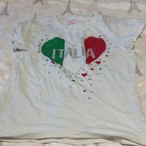 Girls "ITALIA" shirt